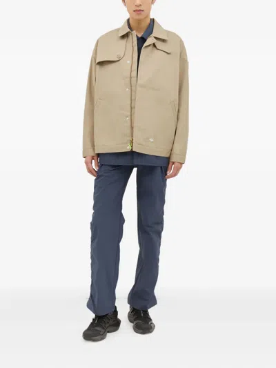 Dickies Buttoned Flap-pocket Jacket In Nude