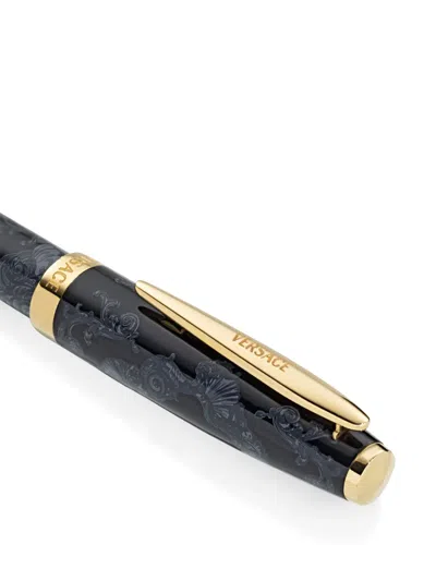 Versace La Vacanza Roller Pen In Black