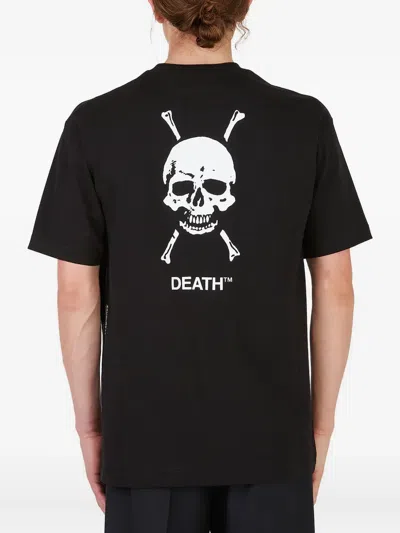 Death Cigarettes Skull-print T-shirt In Black