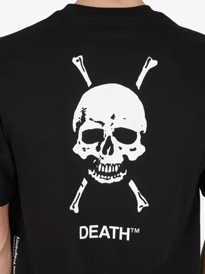 Death Cigarettes Skull-print T-shirt In Black