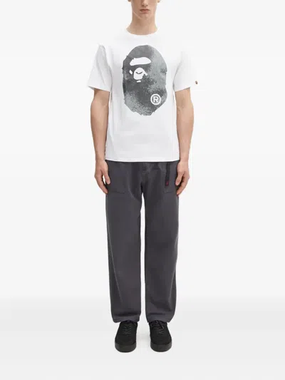 Gramicci Belted Trousers In Gray