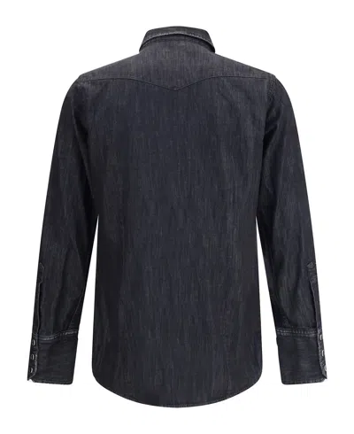 Dsquared2 Dsquared Black Denim Western Shirt