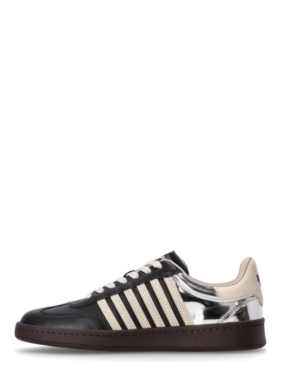 Dsquared2 Boxer Sneakers In Black