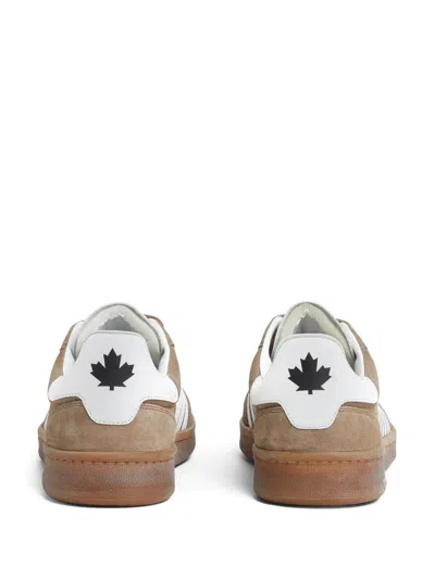 Dsquared2 Boxer Sneakers In Brown