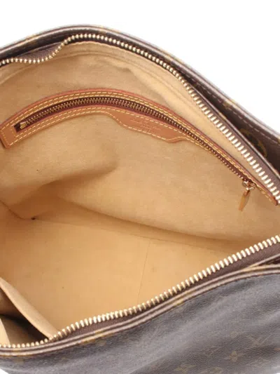Pre-owned Louis Vuitton 2000 Looping Gm Shoulder Bag In Brown