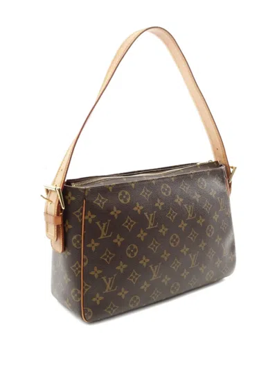 Pre-owned Louis Vuitton 2004 Viva Cite Gm Shoulder Bag In Brown