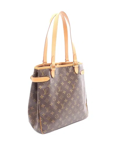 Pre-owned Louis Vuitton 2007 Batignolles Vertical Tote Bag In Brown
