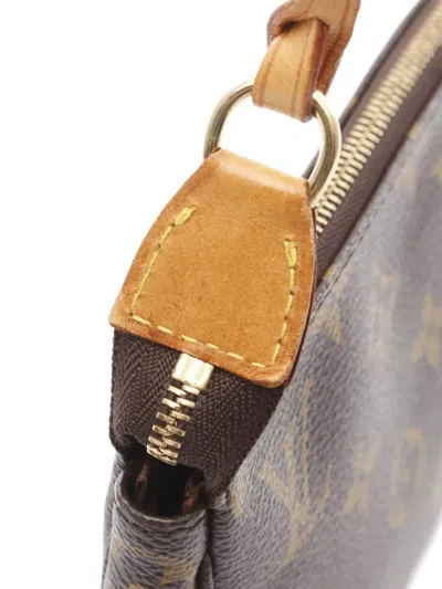 Pre-owned Louis Vuitton 2001 Pochette Accessoires Shoulder Bag In Brown