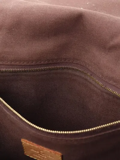 Pre-owned Louis Vuitton 2013 Menilmontant Pm Shoulder Bag In Brown