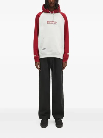 Aape By A Bathing Ape Raglan-sleeve Graphic Hoodie In Multi