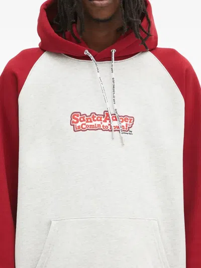 Aape By A Bathing Ape Raglan-sleeve Graphic Hoodie In Multi
