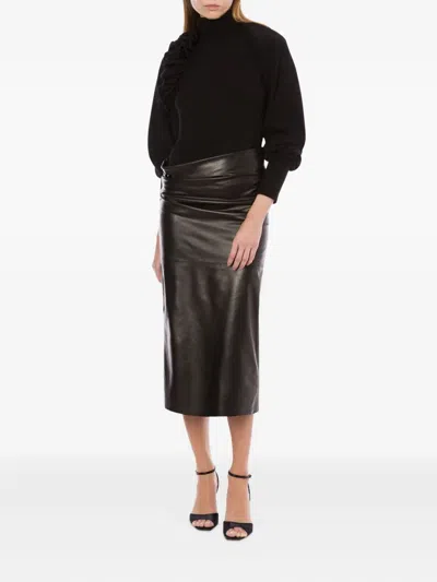 Alberta Ferretti Bottega Veneta Pale Meringue Cotton T-shirts And Polos