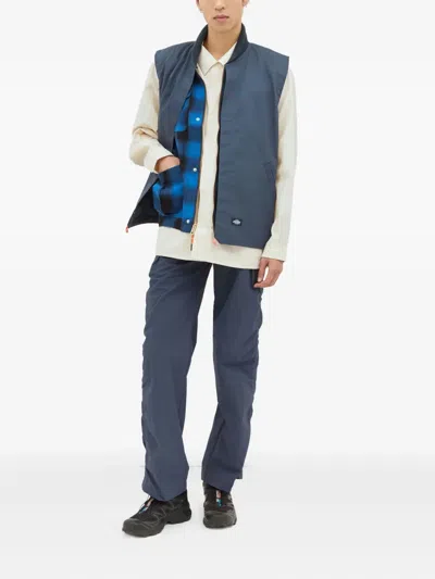 Dickies Tdc Multi Function Eisenhower Vest Navy In Blue