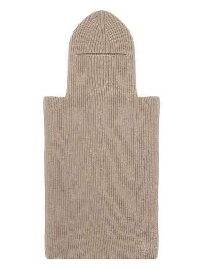 Max Mara Balaclava-collar Poncho