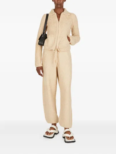 Theopen Product Teddy-weave Elasticated-cuff Trousers