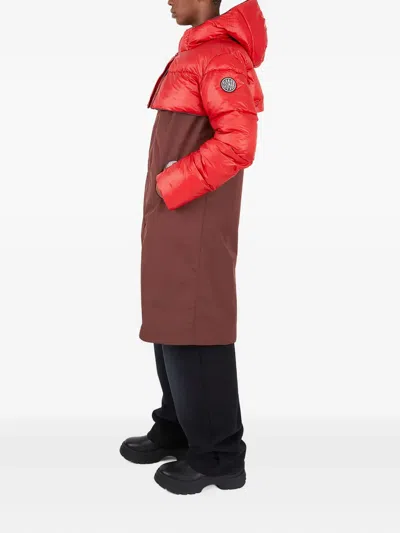Colmar Hooded Puffer Jacket In Red