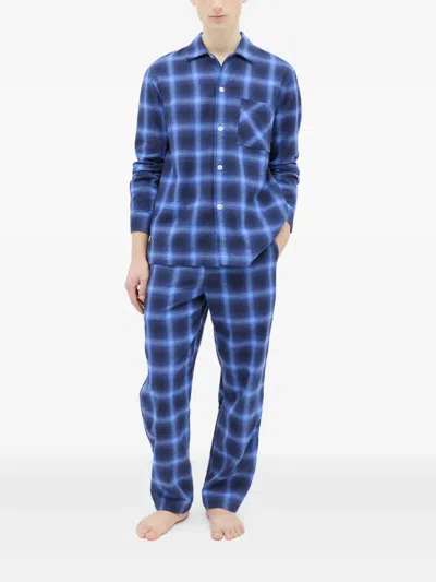Tekla Checked Shirt In Blue