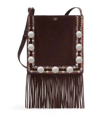 Valentino Medium Suede Nellcote Cross-body Bag