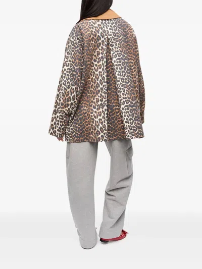 Ganni Printed Midi Jacket
