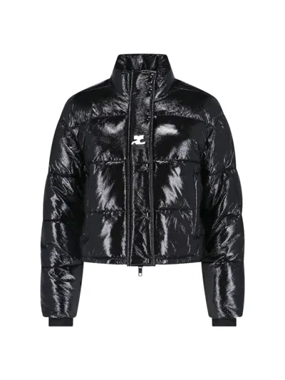 Courrèges Vinyl Short Down Jacket