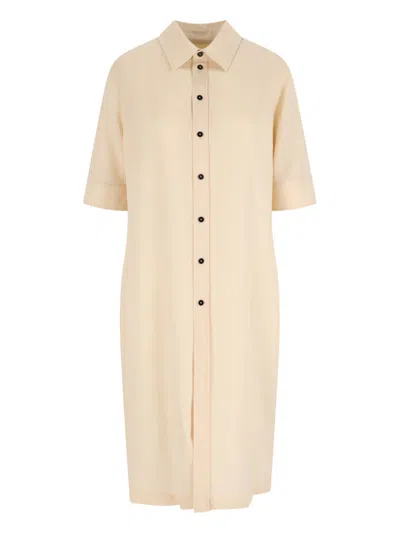 Jil Sander Short Sleeves Knee Length Dress