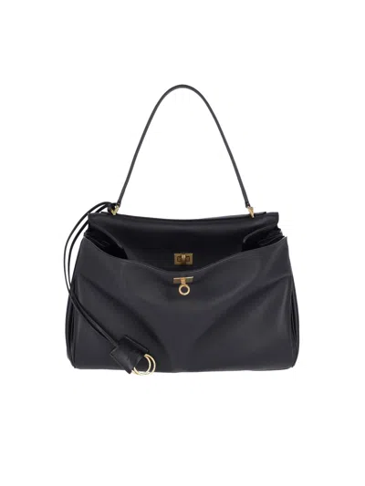 Balenciaga Rodeo Medium Handbag In Smooth Leather