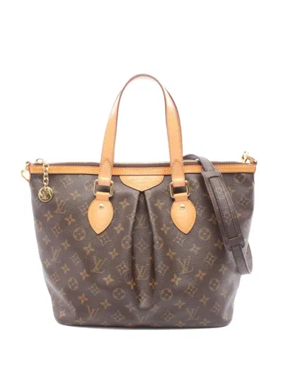 Pre-owned Louis Vuitton 2009 Palermo Pm Handbag In Brown