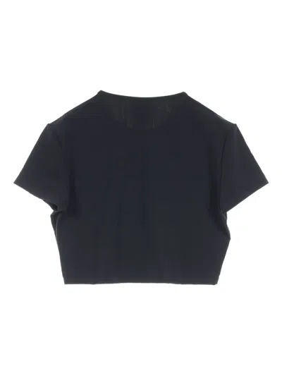Pre-owned Chanel 1986-1988 Coco-mark T-shirt In Black
