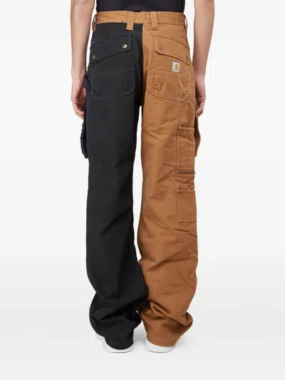 (d)ivision Two-tone Cargo Trousers In Multi