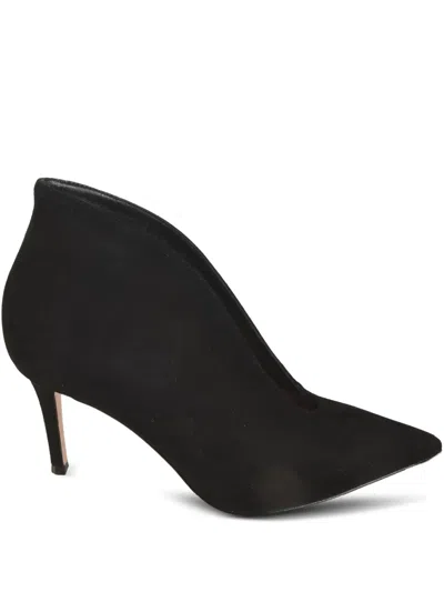 Gianvito Rossi 85mm Vania V-vamp Pumps In Black