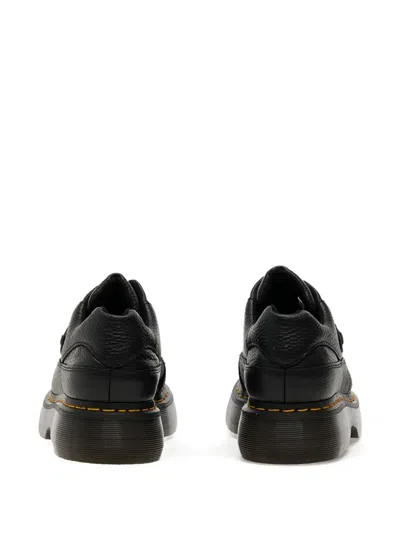 Dr. Martens Buzz Textured Platform Sneakers In Black