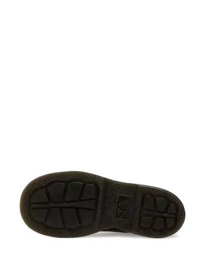 Dr. Martens Buzz Textured Platform Sneakers In Black