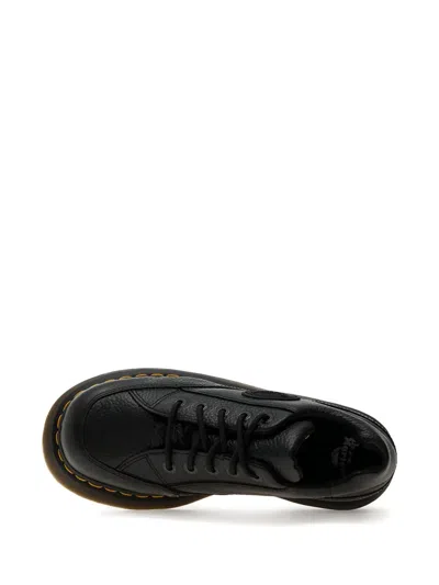 Dr. Martens Buzz Textured Platform Sneakers In Black