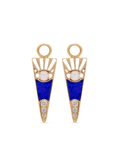 Eden Presley 14k Yellow Gold Horizon Drop Rock Earring Charm