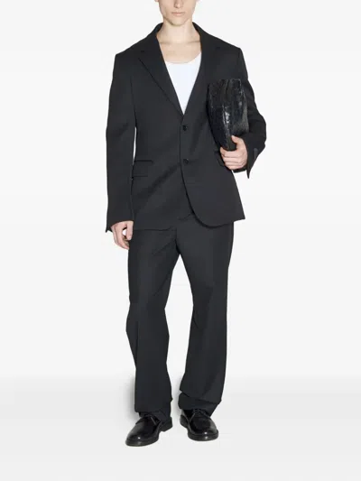 Lanvin Two-button Notched-lapel Jacket In Black