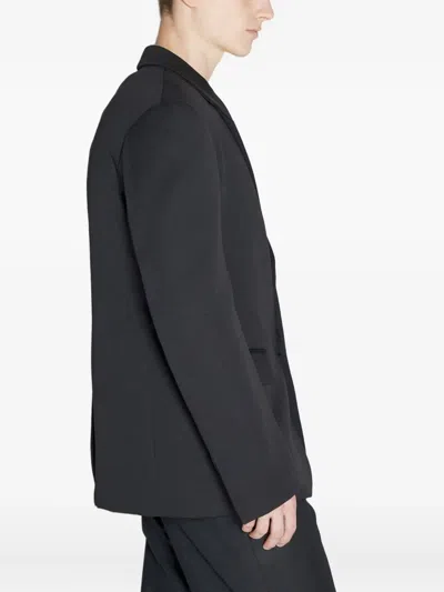 Lanvin Two-button Notched-lapel Jacket In Black