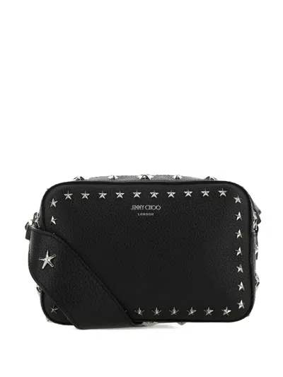 Jimmy Choo Pegasi Star-studded Leather Shoulder Bag
