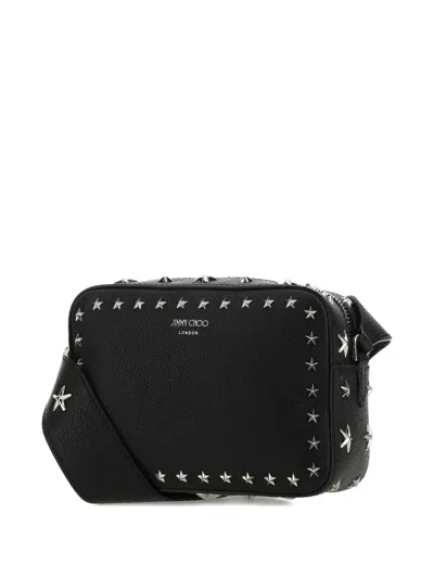 Jimmy Choo Pegasi Star-studded Leather Shoulder Bag