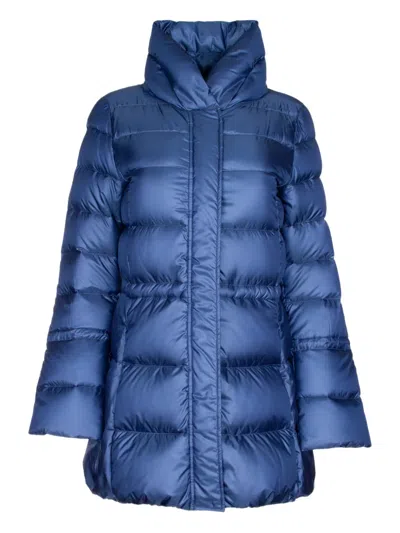 Iblues Berceto Quilted Coat In Blue