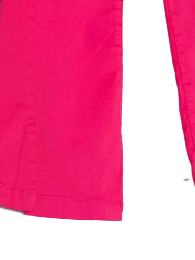 Dkny Split-hem Smart Trousers In Pink