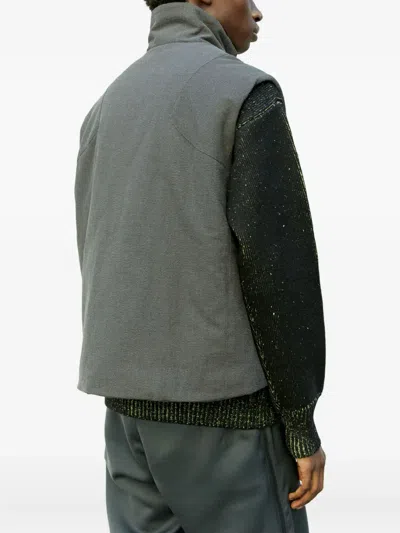 Gr10k Rescue Padded Vest Asphalt In Gray