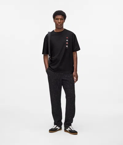 Karl Lagerfeld Ikon Fusion T-shirt In Black
