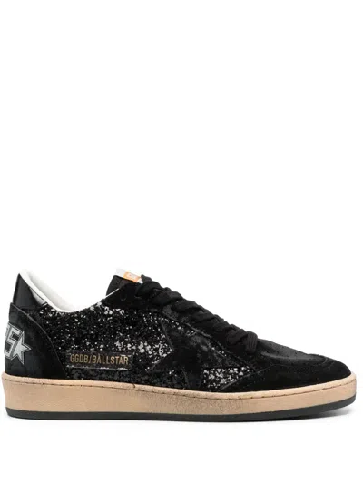 Golden Goose Ball Star Low-top Suede Sneakers With Used Effect