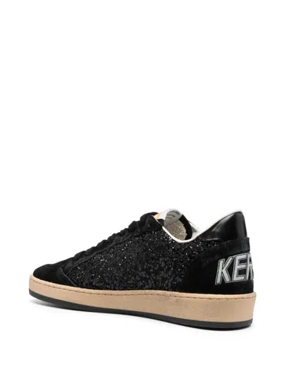 Golden Goose Ball Star Low-top Suede Sneakers With Used Effect
