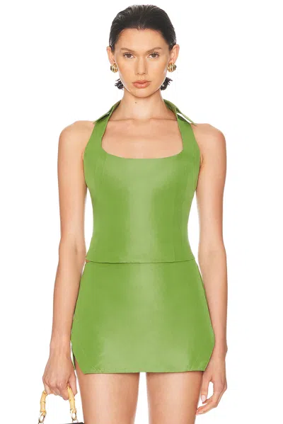 Cult Gaia Tarini Top In Green