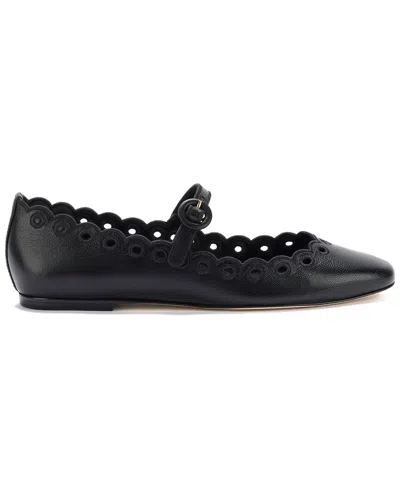 Larroude Blair Leather Ballet Flat