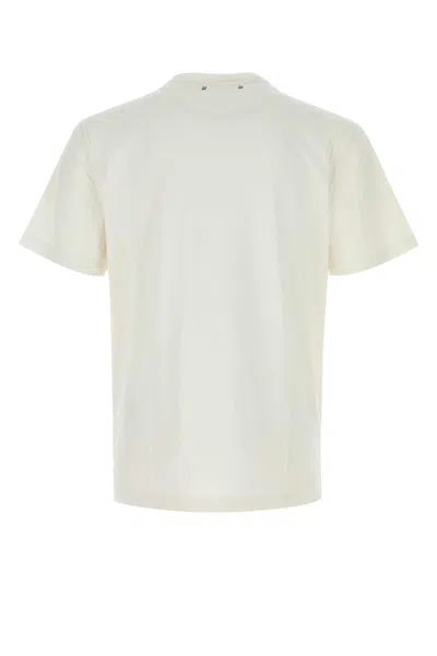 Golden Goose Journey Ms T-shirt Regular Light Cotton Jersey With Print In Neutral