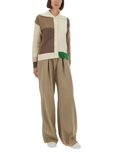 Haikure Beige Organic Cotton Jeans