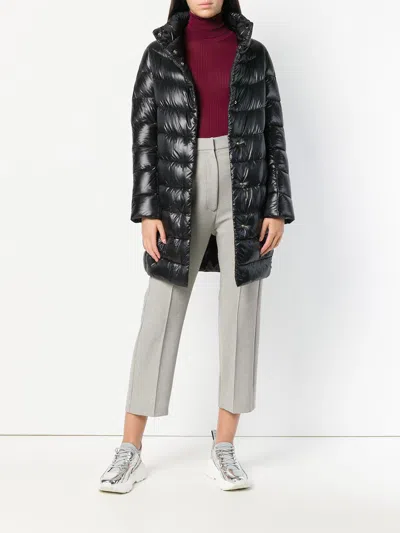 Herno Midi Quilted Down Jacket With High Neck