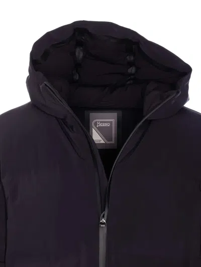 Herno New Impact Long Down Jacket With Hood